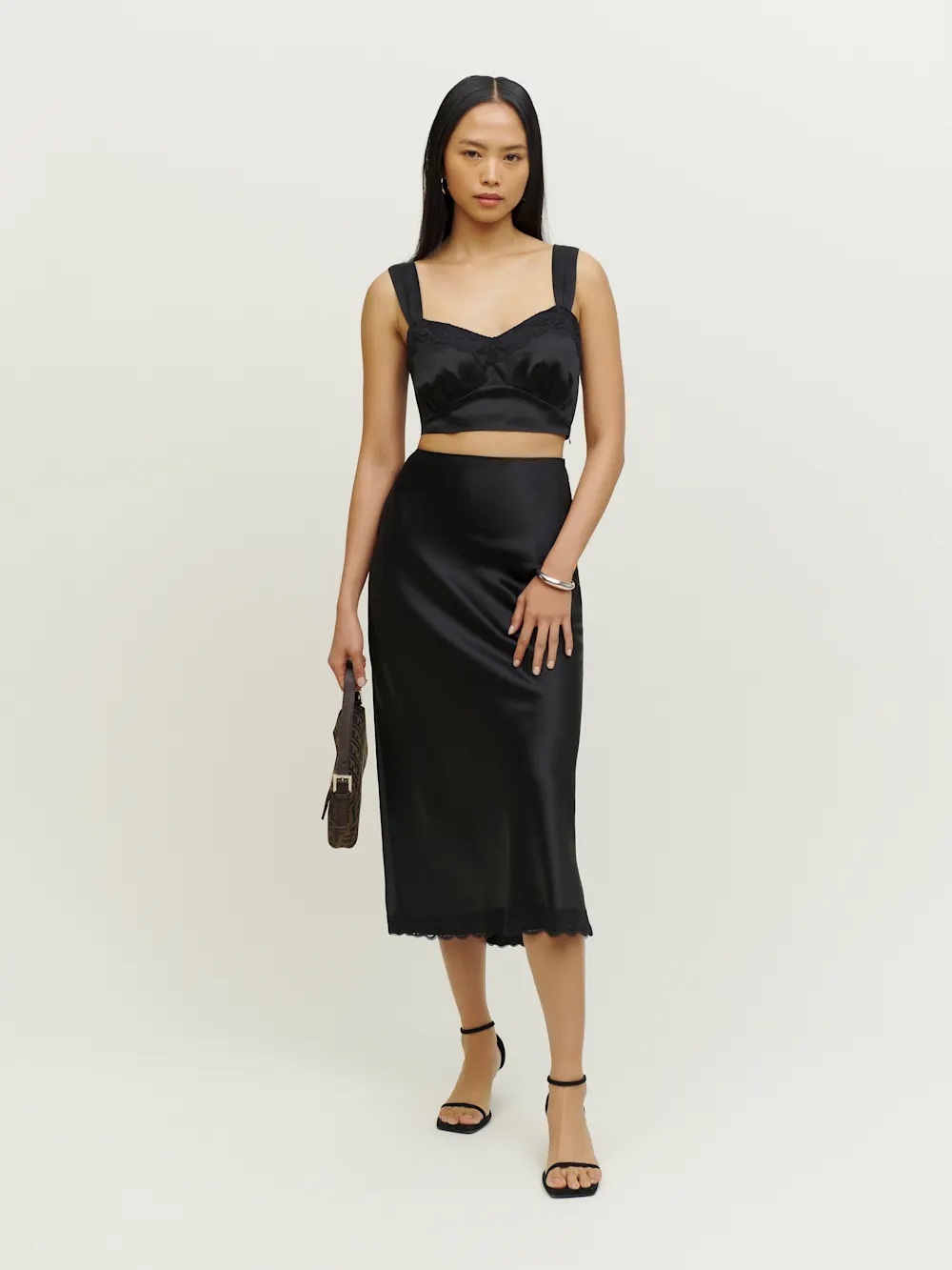 Reformation Beatrice Silk Set